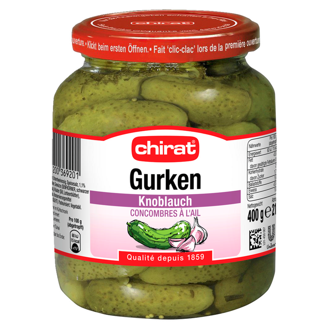 Chirat Gurken Knoblauch 430g