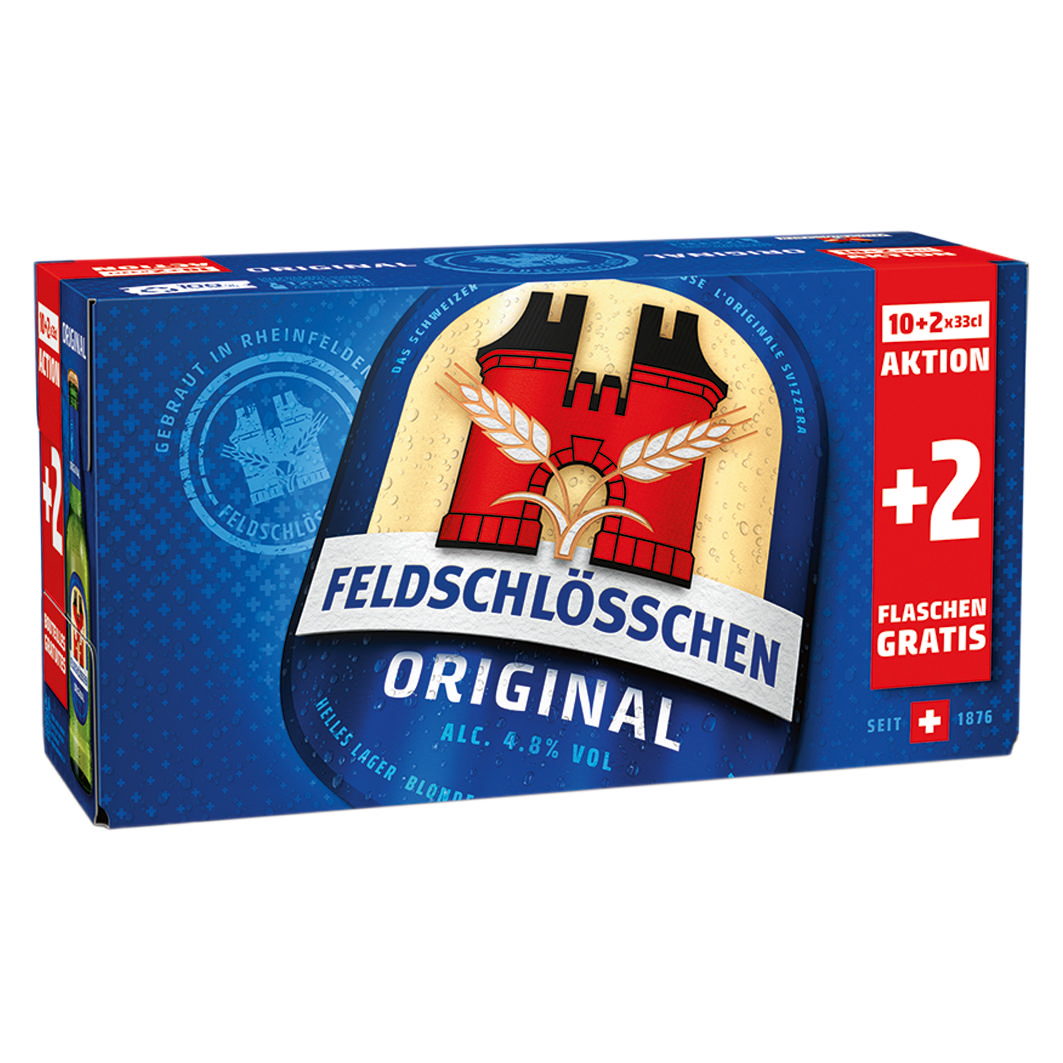 Feldschlösschen Original +2 Gratis 10x33cl