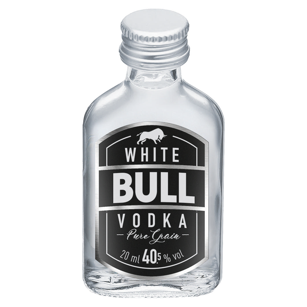 Vodka White Bull Pure Grain 40.5% 2cl