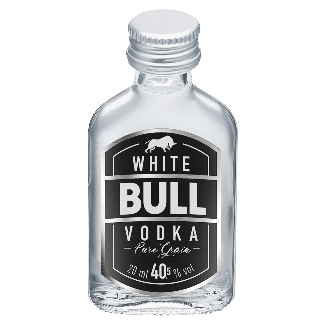 Vodka White Bull Pure Grain 40.5% 2cl