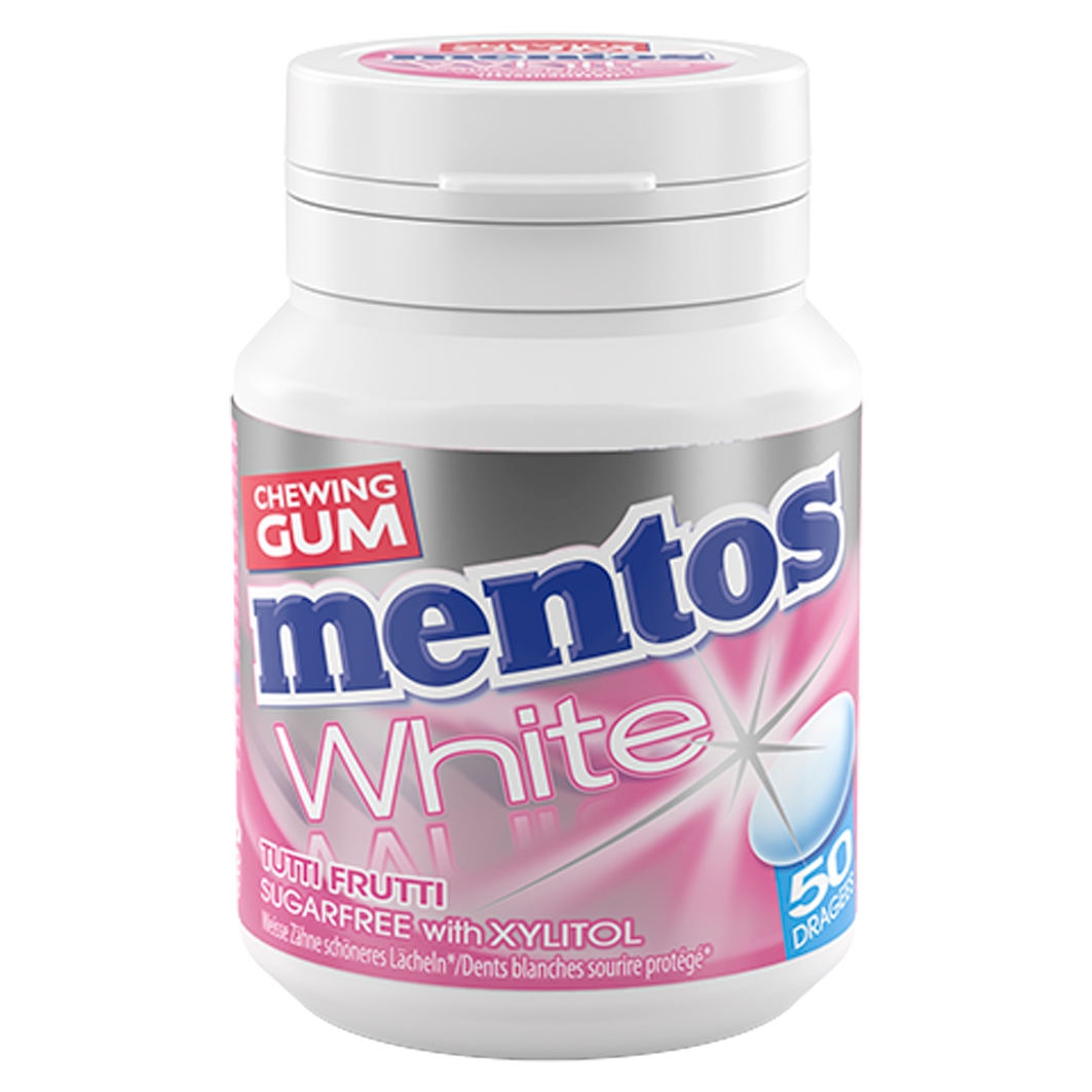 Mentos Gum White Tutti Frutti 75g