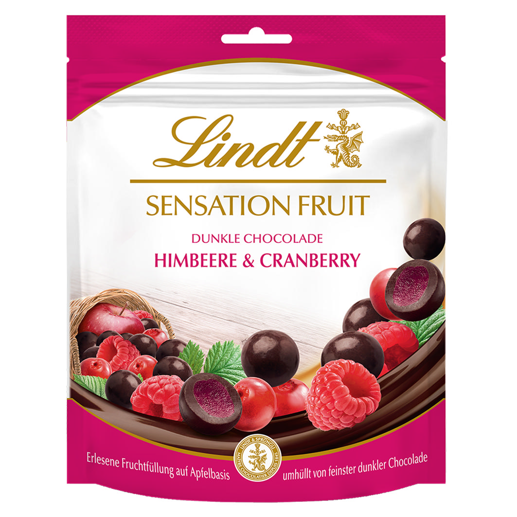 Lindt Sens. Fruit Himbeere&Cranberry 150g