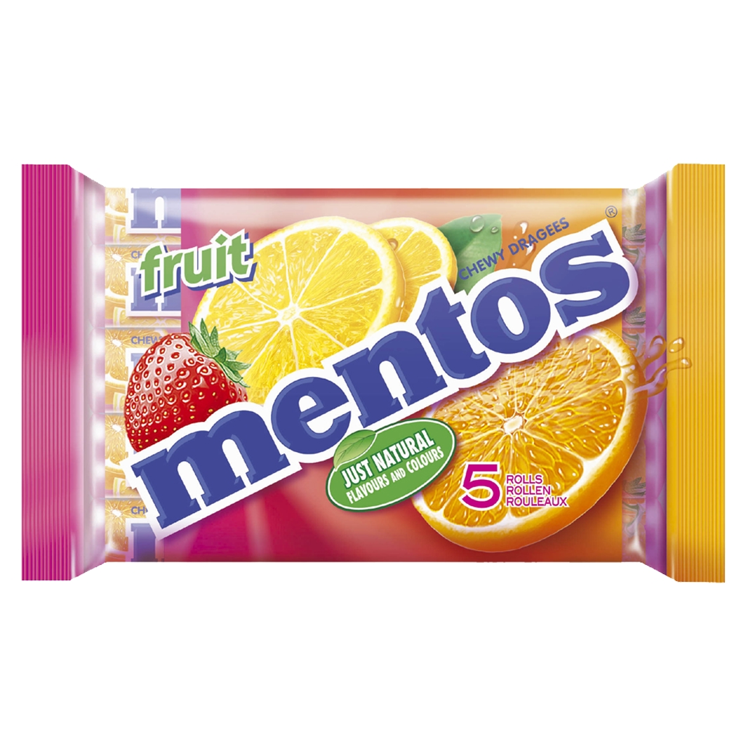 Mentos Fruit 5x38g