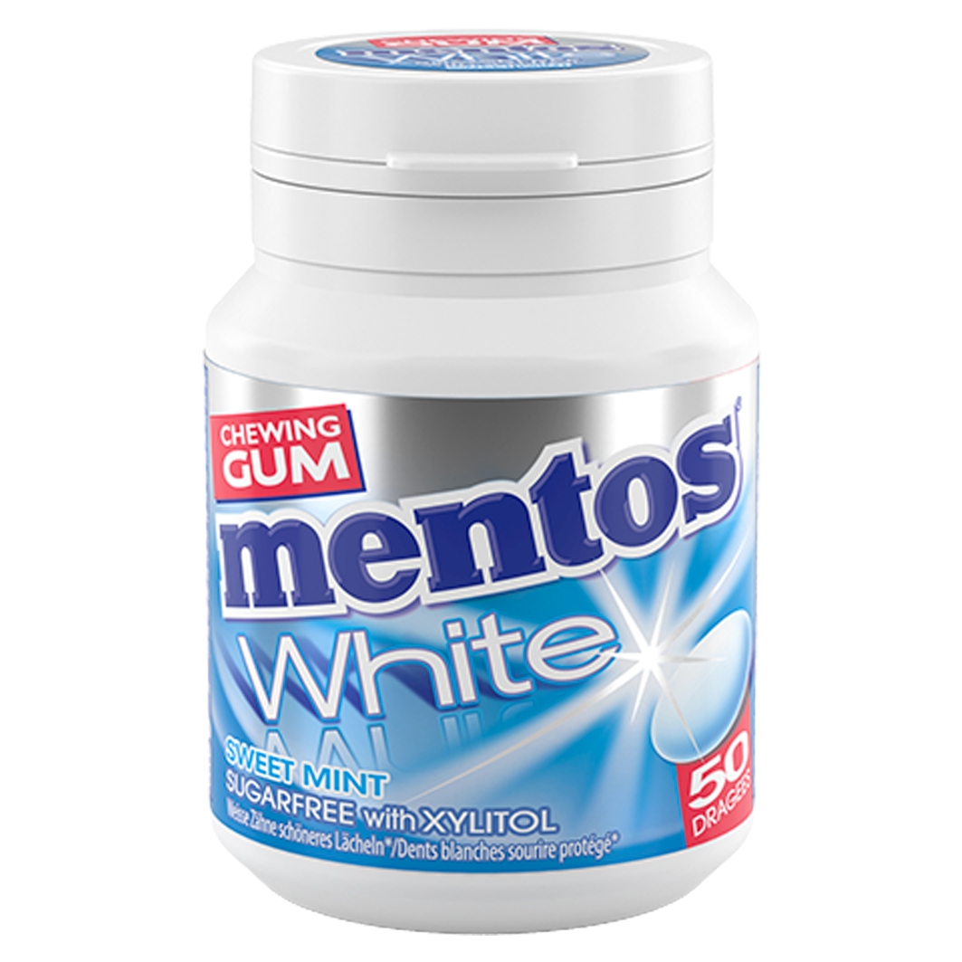 Mentos Gum White Sweet Mint 75g
