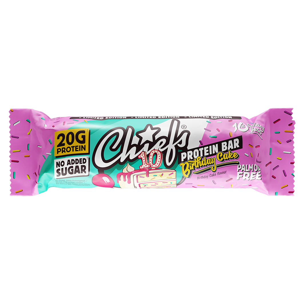 Chiefs Protein Bar Birthday Cake 55g