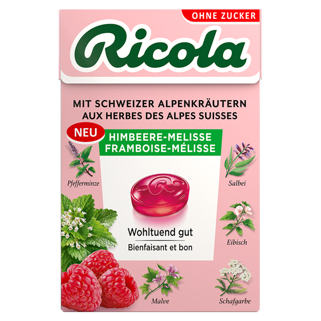 Ricola Box Himbeere-Melisse 50g