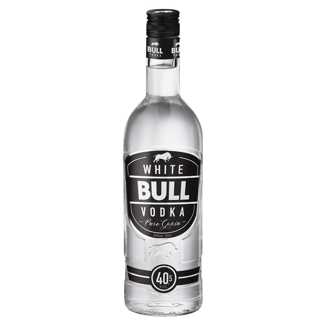 Vodka White Bull Pure Grain 40.5% 70cl