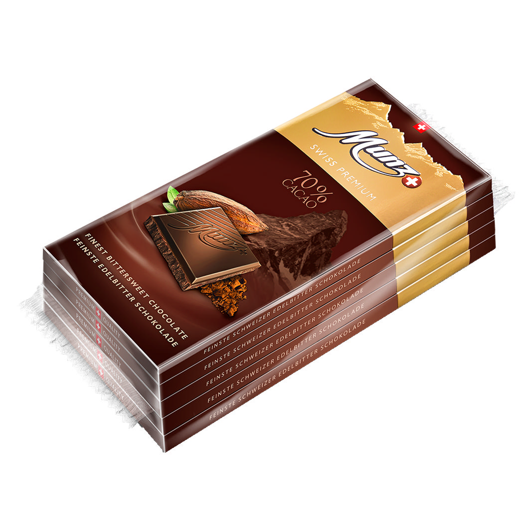 Munz Swiss Premium noir 5x100g