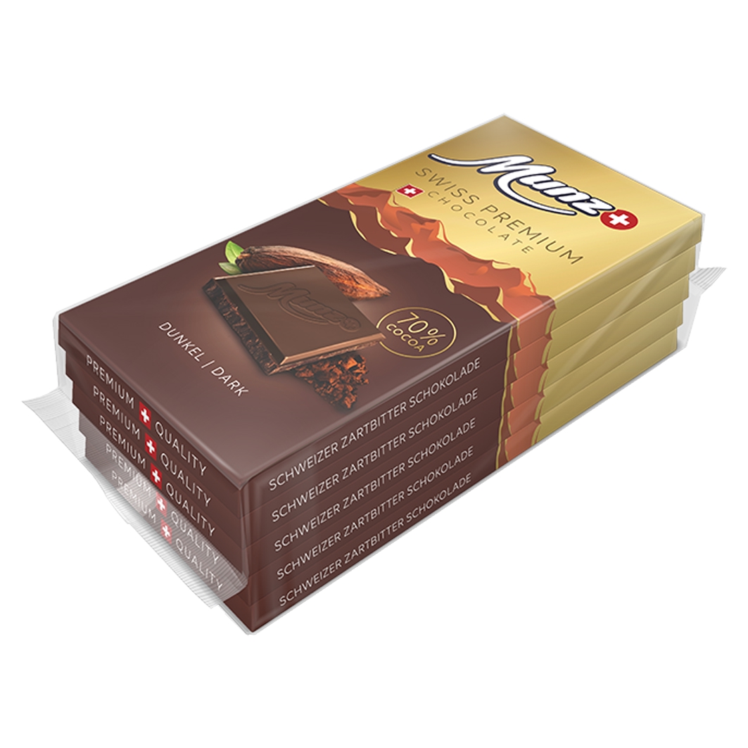 Munz Swiss Premium noir 5x100g