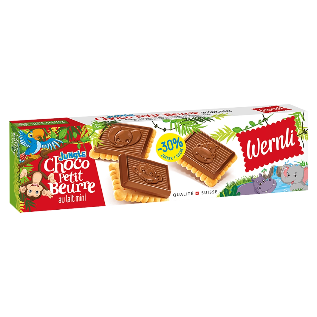 Wernli Jungle Choco Pt.Beurre 125g
