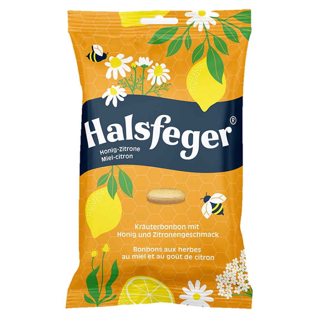 Halsfeger Honig-Zitrone 90g