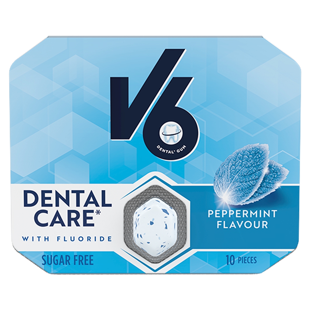 V6 Fluoride Peppermint 17g