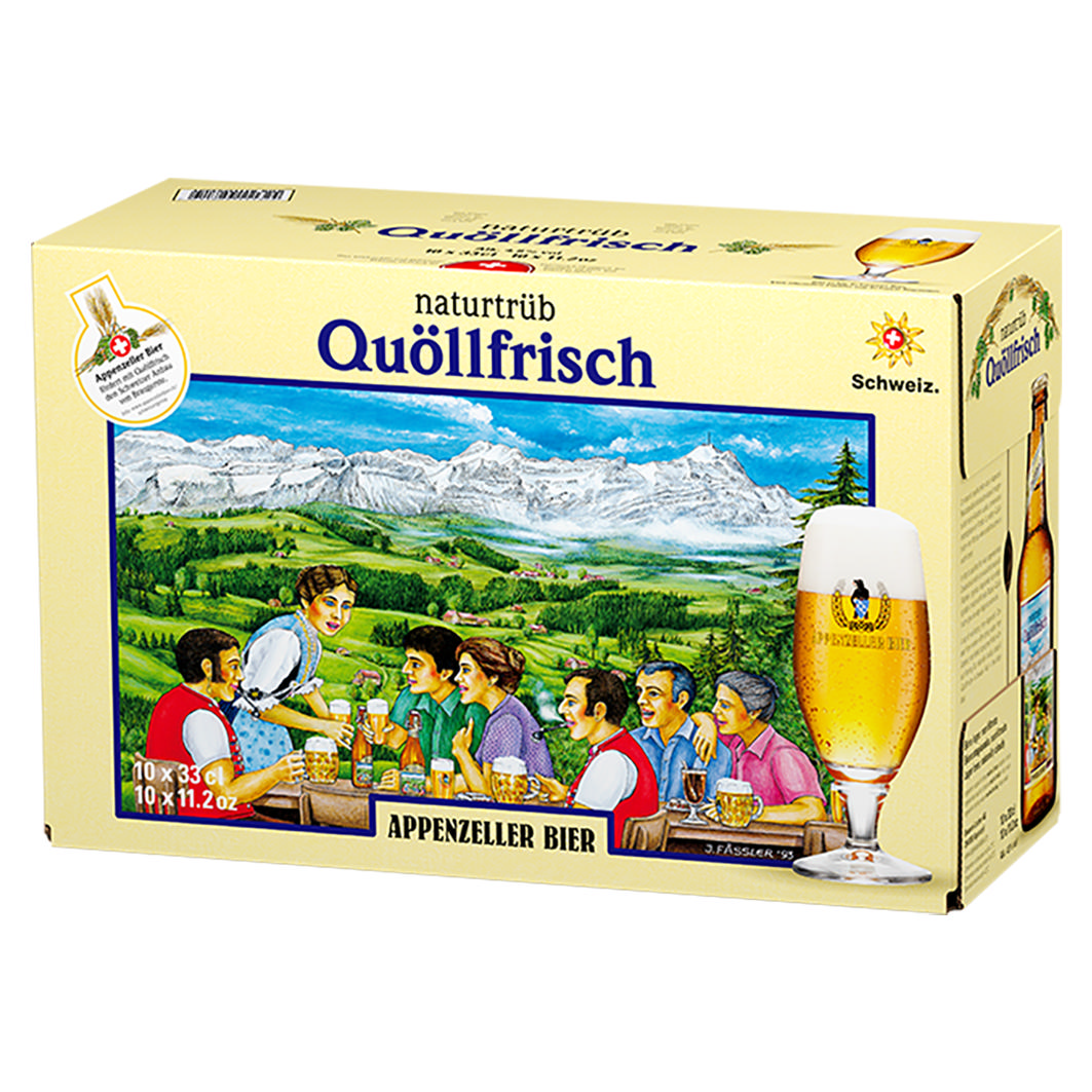 Appenzeller Quöllfrisch trüb 10x33cl