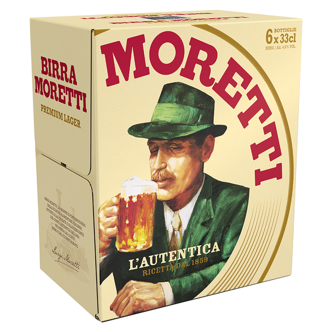 Birra Moretti L'Autentica 6x33cl