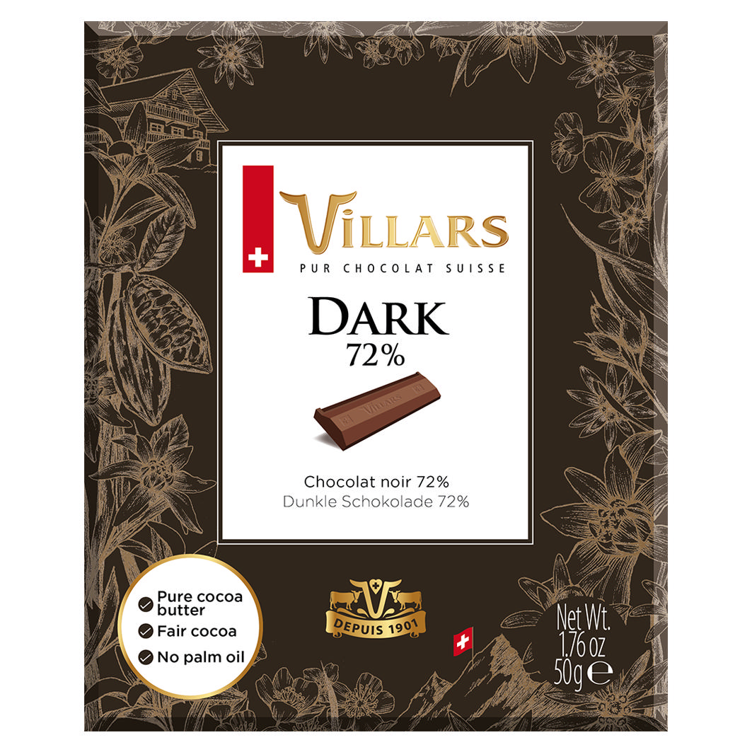 Villars Dark 72% 50g