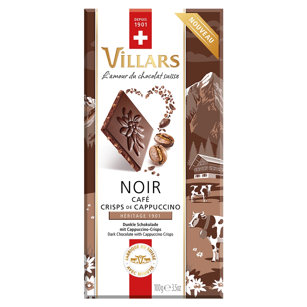 Villars Héritage Noir Café Crisps 100g