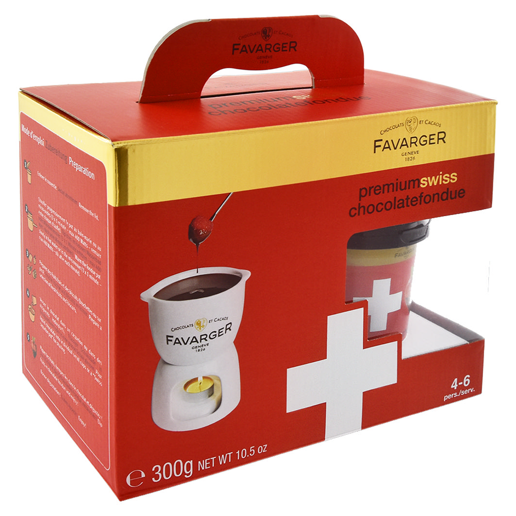 Favarger Schoko-Fondue Set 300g