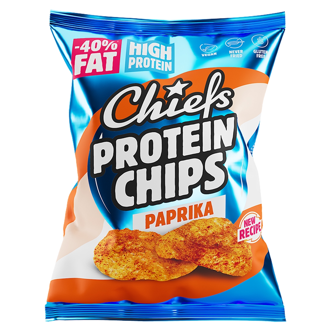 Chiefs Protein Chips Sweet Paprika 80g
