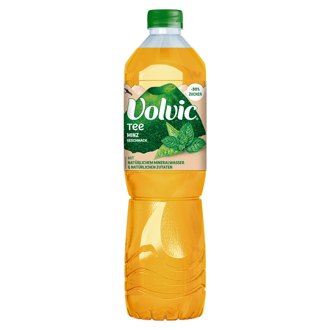 Volvic Thé Grüntee Minze 1.5l