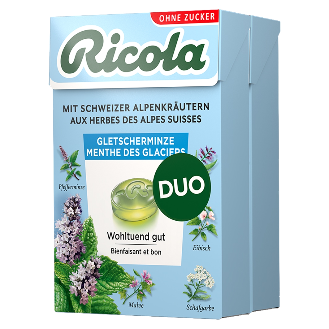 Ricola Box Duo Gletscherminze 2x50g