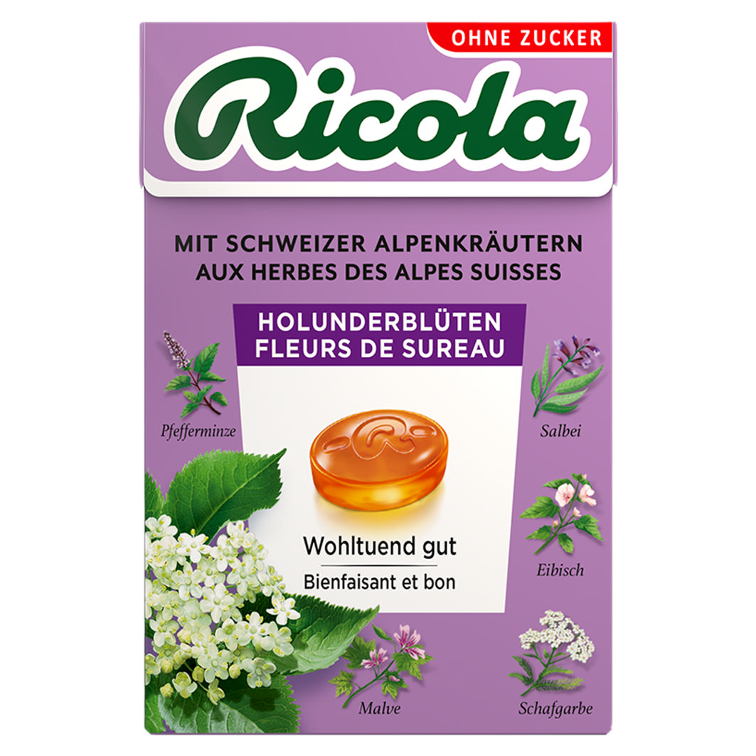 Ricola Box Holunderblüten 50g