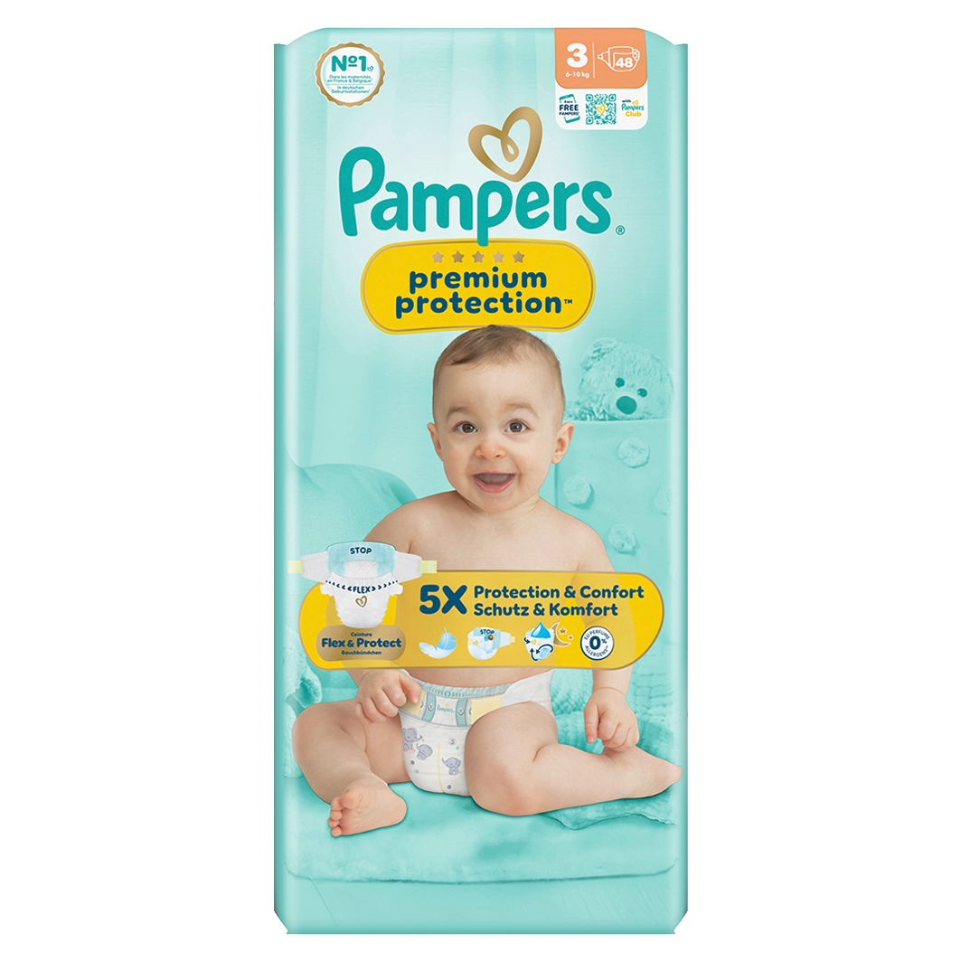 Pampers Premium Protection Gr.3 48 Stk.
