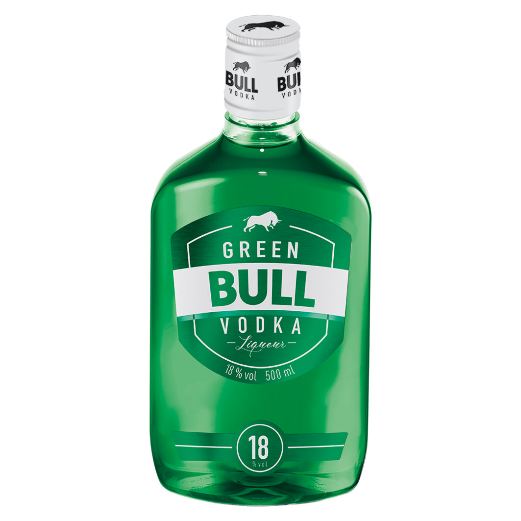 Vodka Green Bull Liqueur 18% 50cl