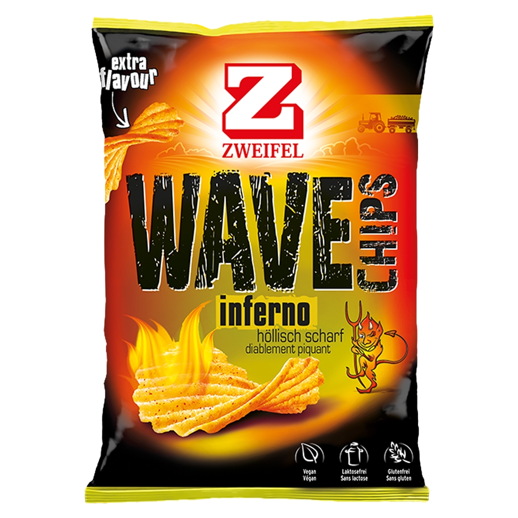 Zweifel Wave Chips Inferno 30g
