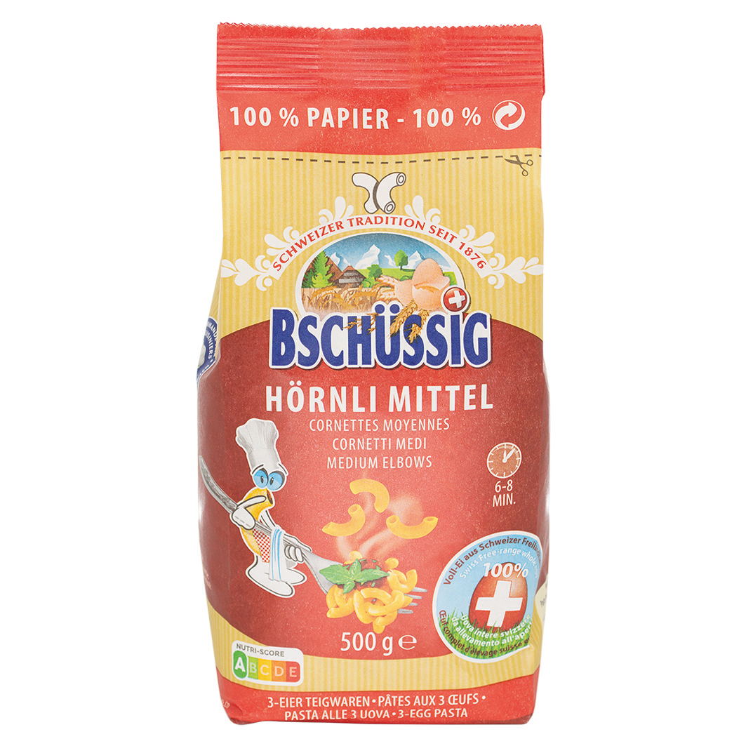 Bschüssig Hörnli mittel 500g
