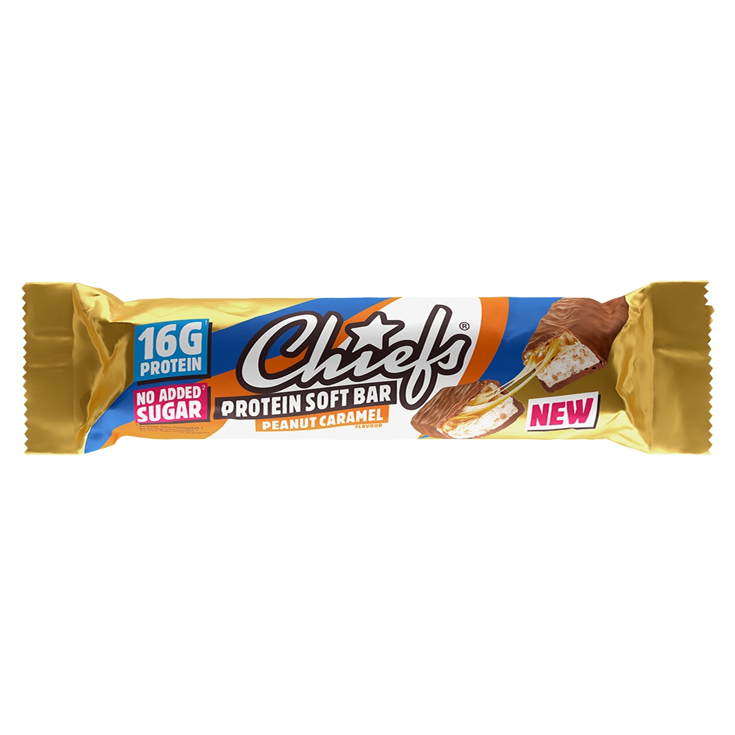 Chiefs Protein Bar Peanut Caramel 55g