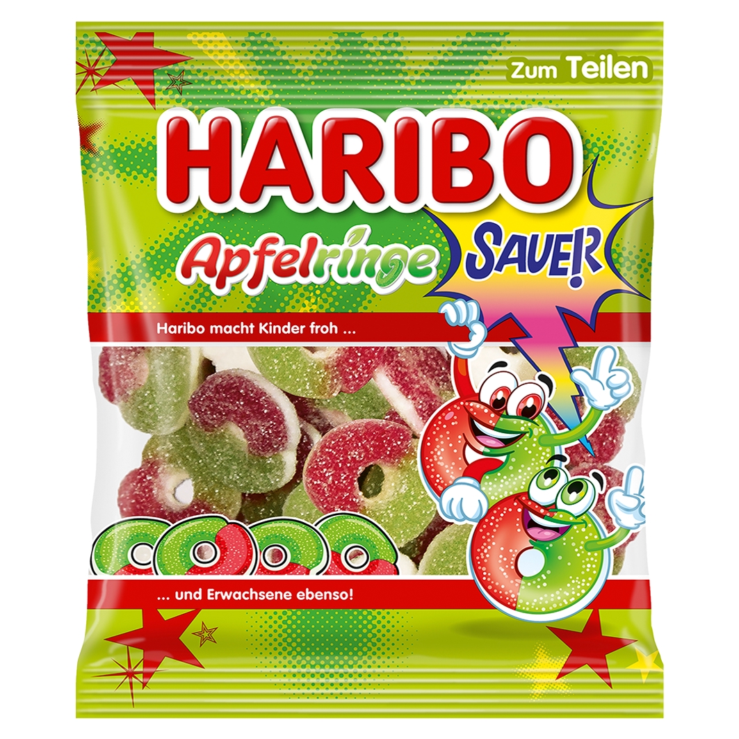 Haribo Apfelringe sauer 175g