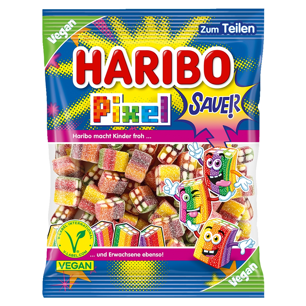Haribo Pixel sauer vegan 160g