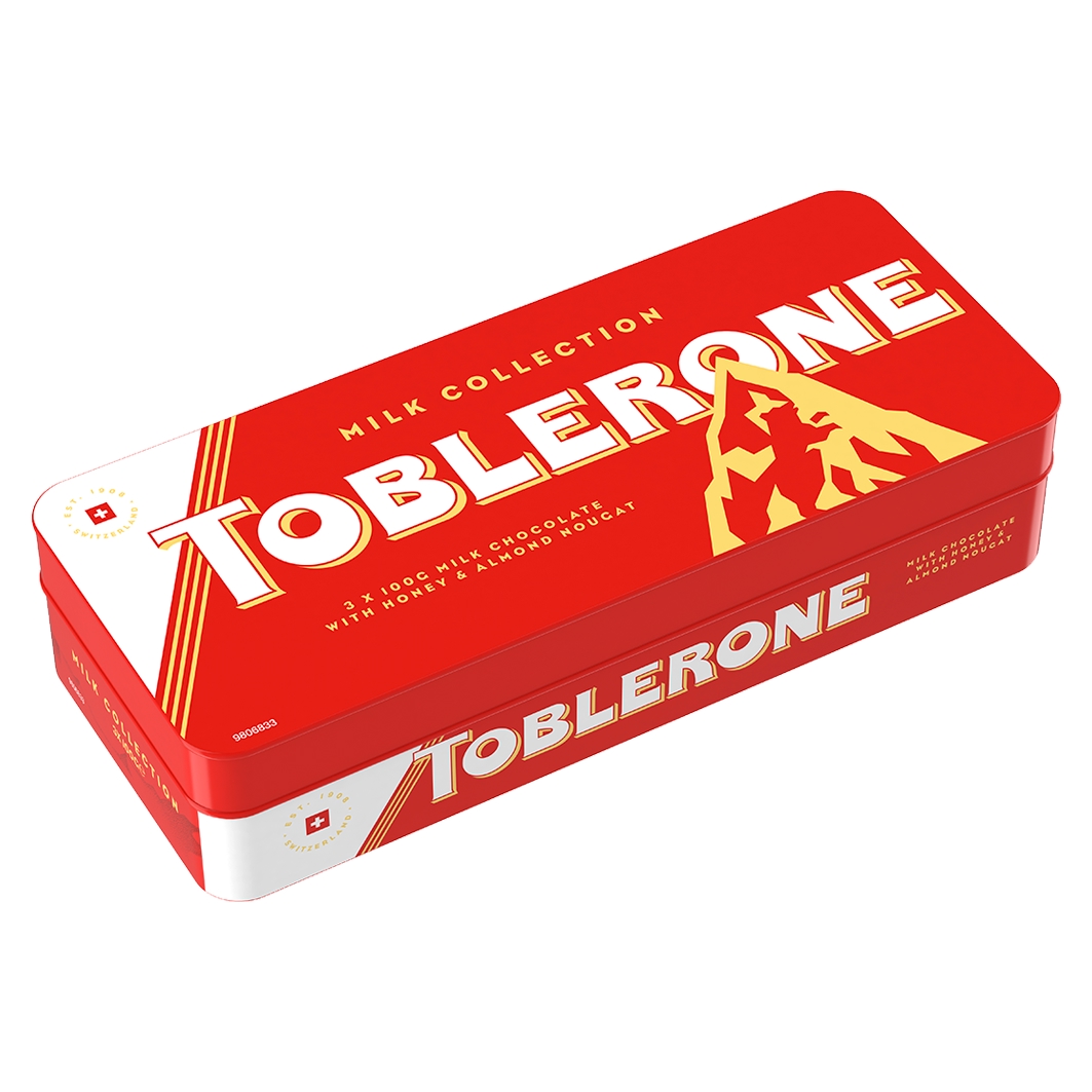 Toblerone Touristik Tin Milch 3x100g