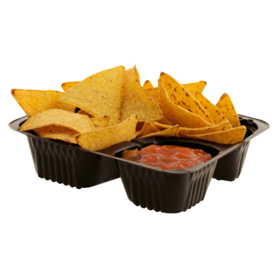 Nacho Tray Rechteck schwarz 2tlg.