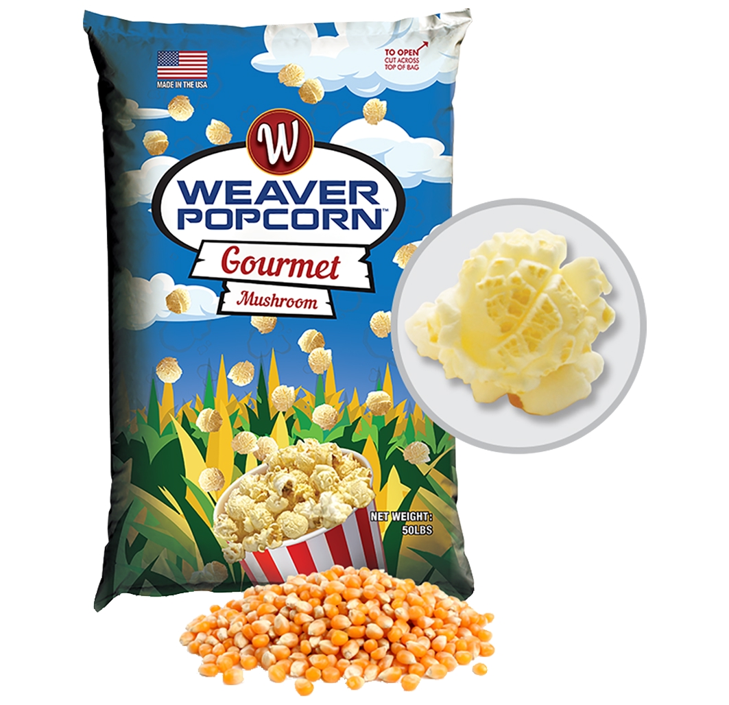 Weaver CS Mushroom Popcorn Mais 22.68kg