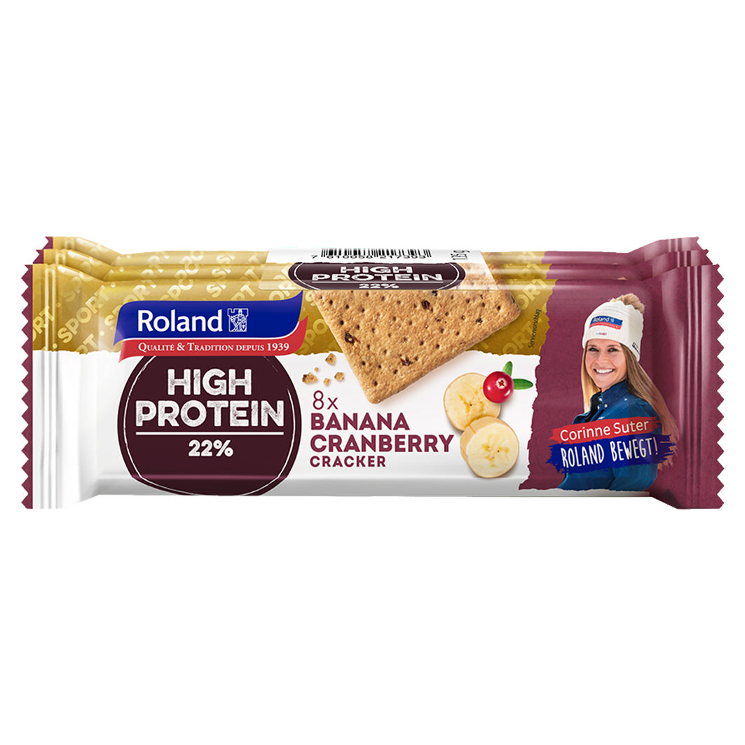 Roland High Protein Banana Cranberry 3x45g