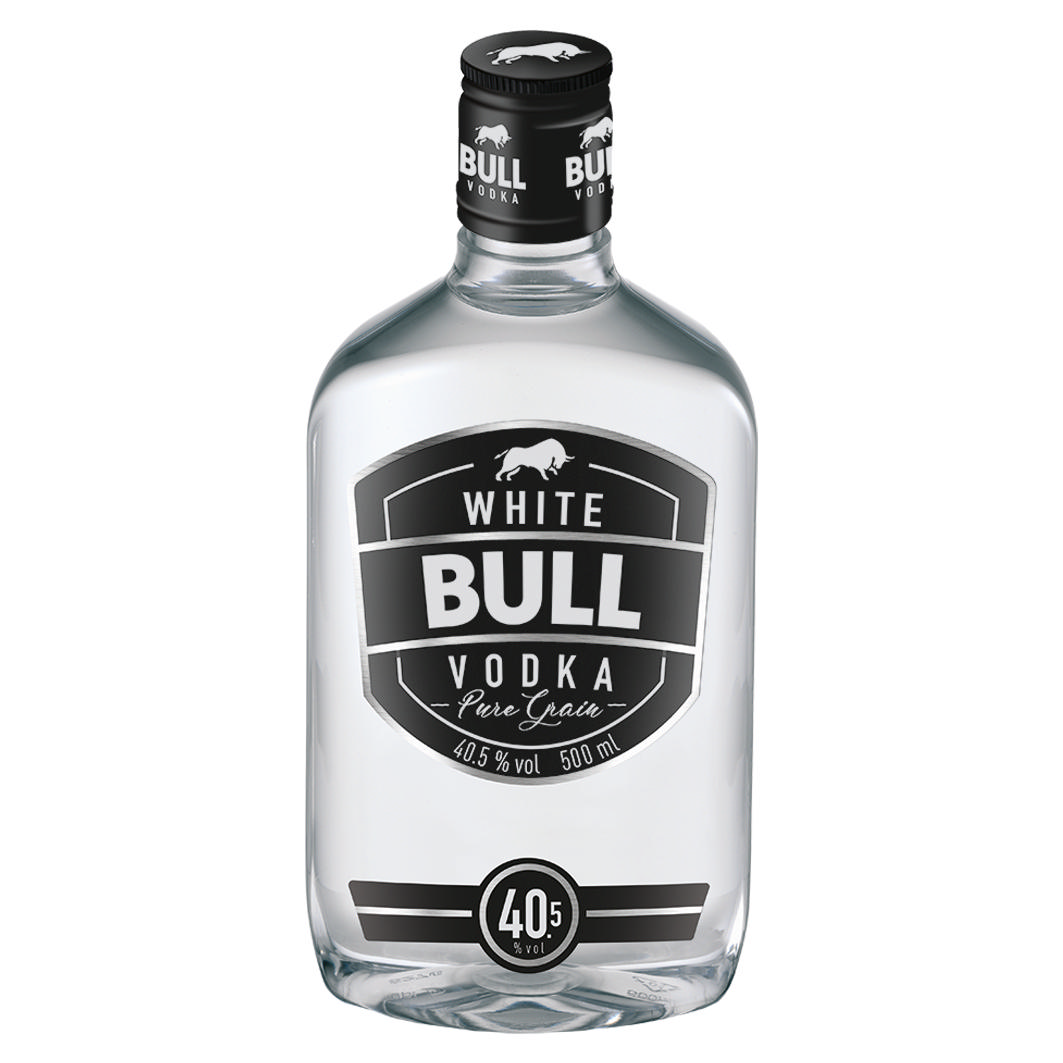 Vodka White Bull Pure Grain 40.5% 50cl