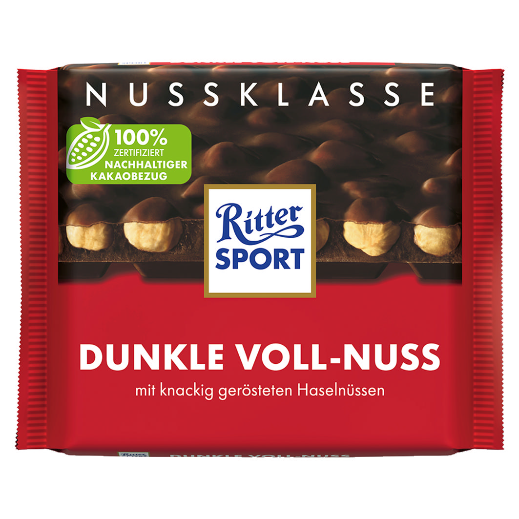 Ritter Sport Dunkle Voll-Nuss 100g