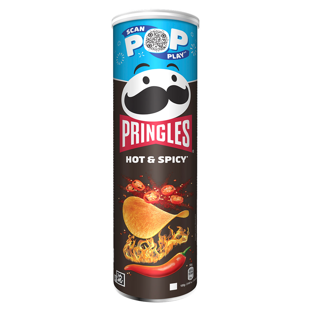 Pringles Hot & Spicy 185g