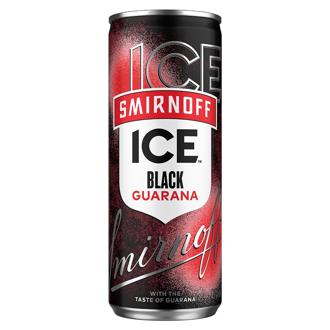 Smirnoff Ice Black Guarana 4.7% 250ml