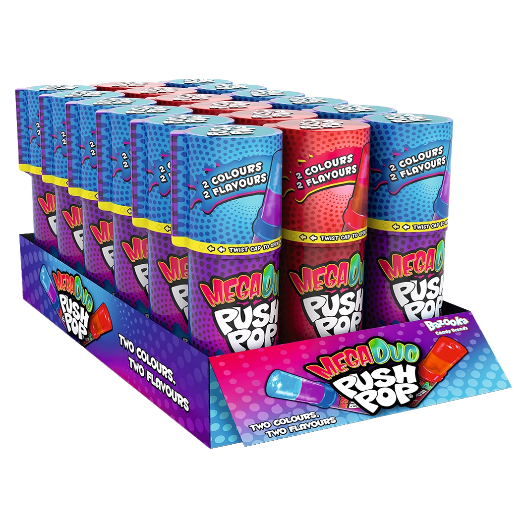 Bazooka Mega Duo Push Pop 30g