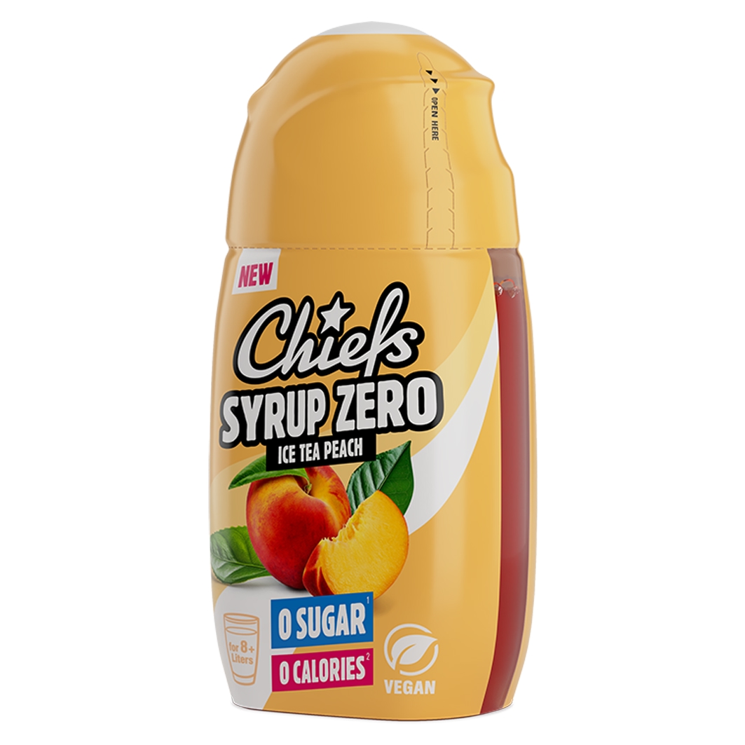 Chiefs Syrup Zero Ice Tea Peach 65ml