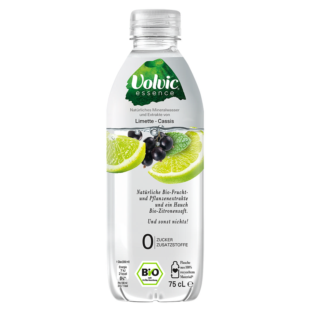 Volvic Essence Lime - Cassis 75cl