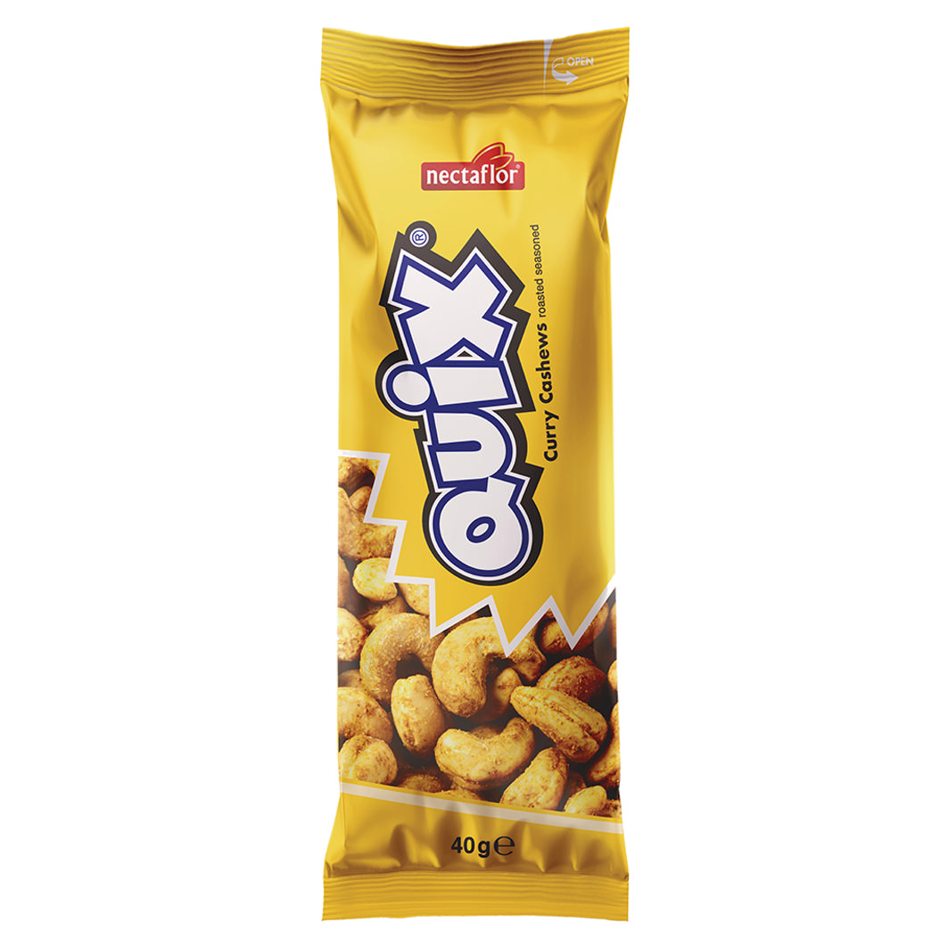 Nectaflor Quix Curry Cashews 40g