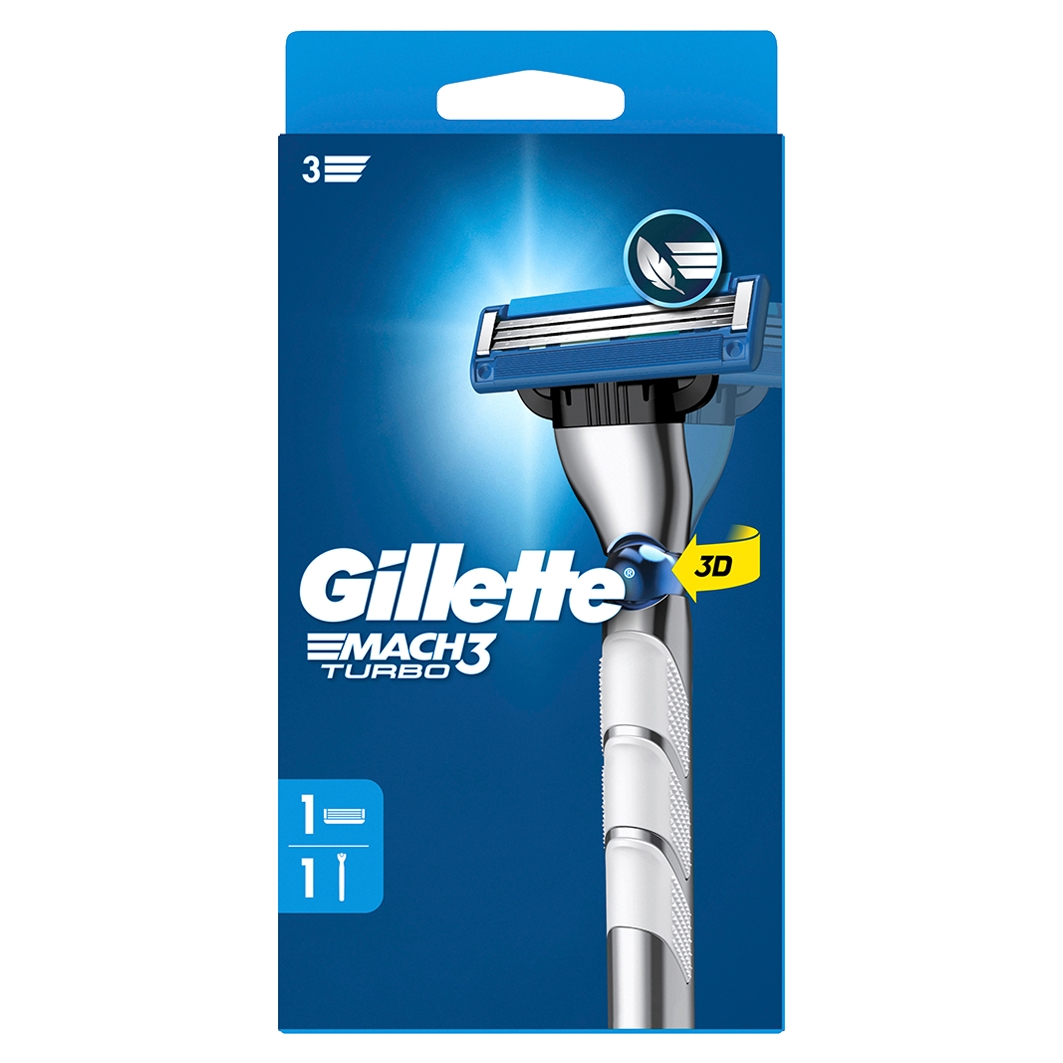 Gillette Mach3 Turbo Rasierer 1 Stk.