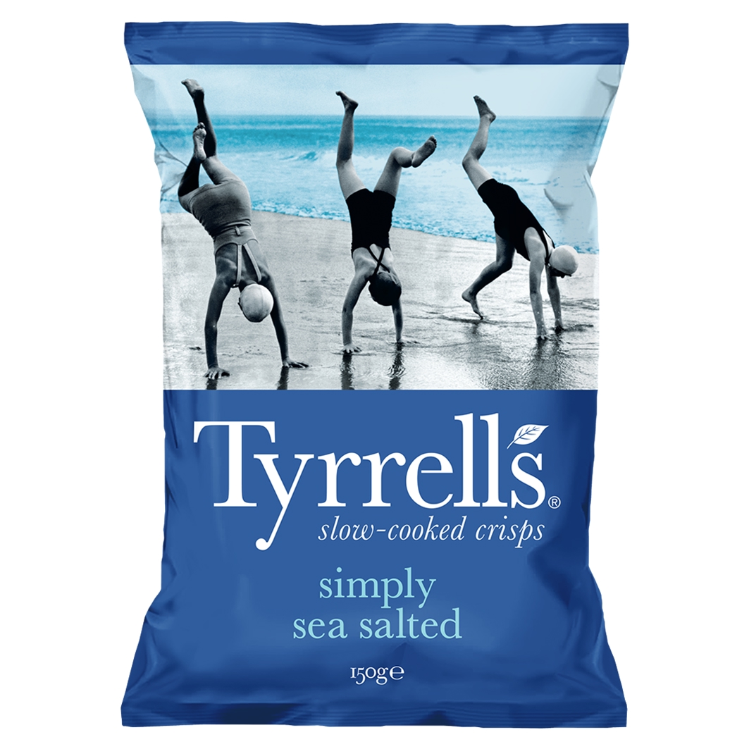 Tyrrells Sea salted 150g