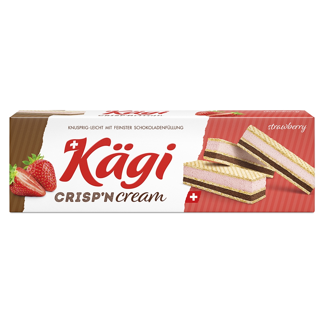 Kägi Crisp`n Cream Straw. 110g