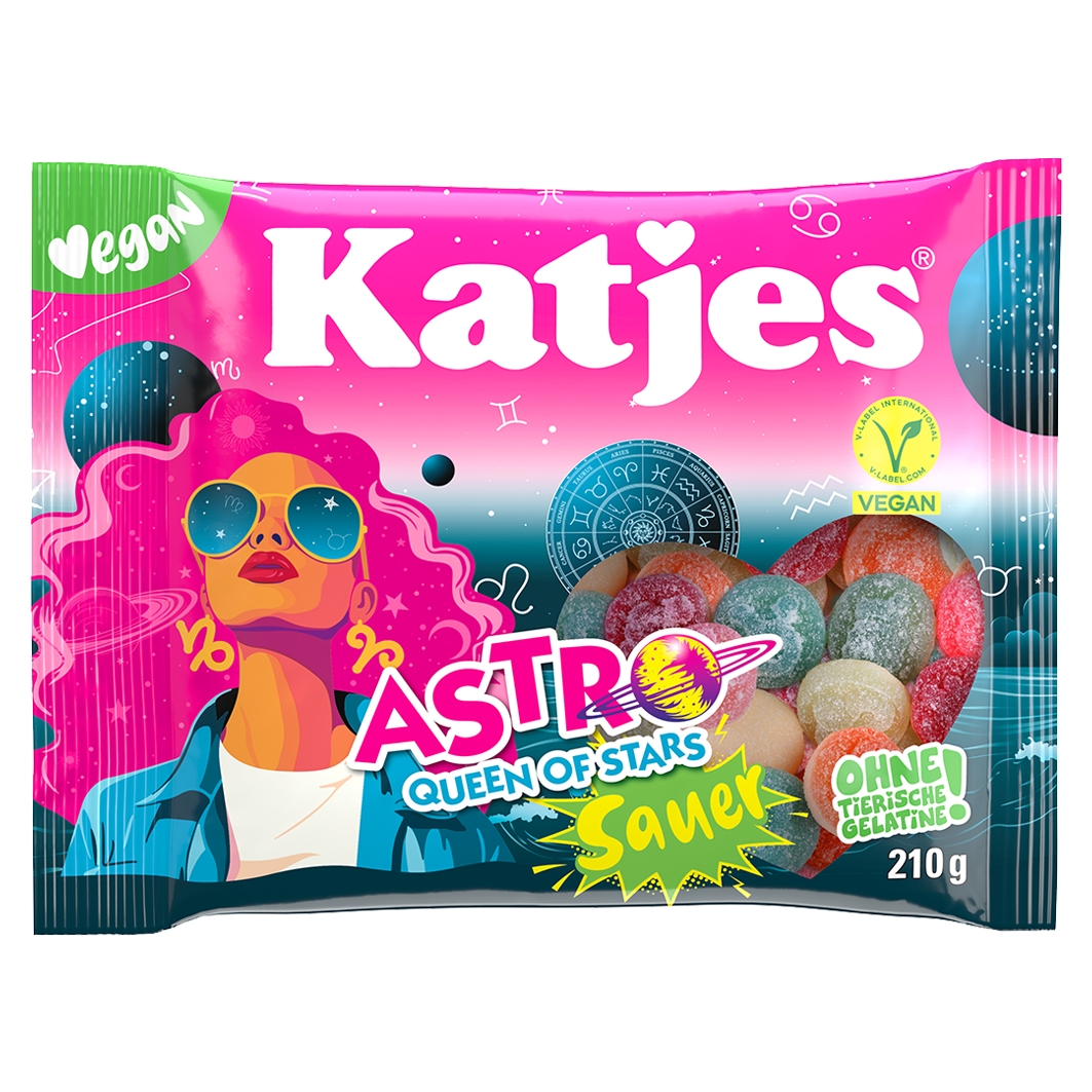 Katjes Astro Queen of Stars 210g