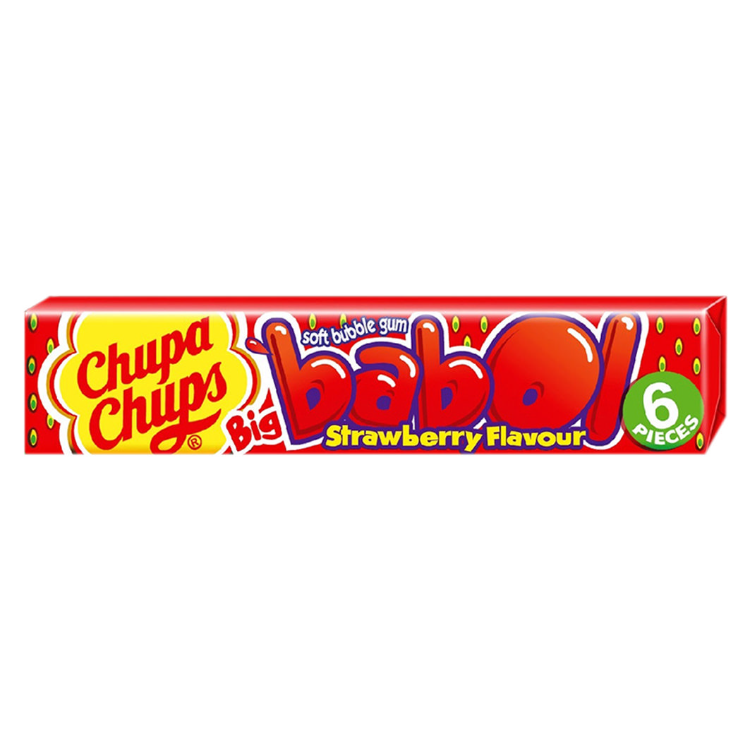 Chupa Chups Gum Babol Erdbeer 27.6g