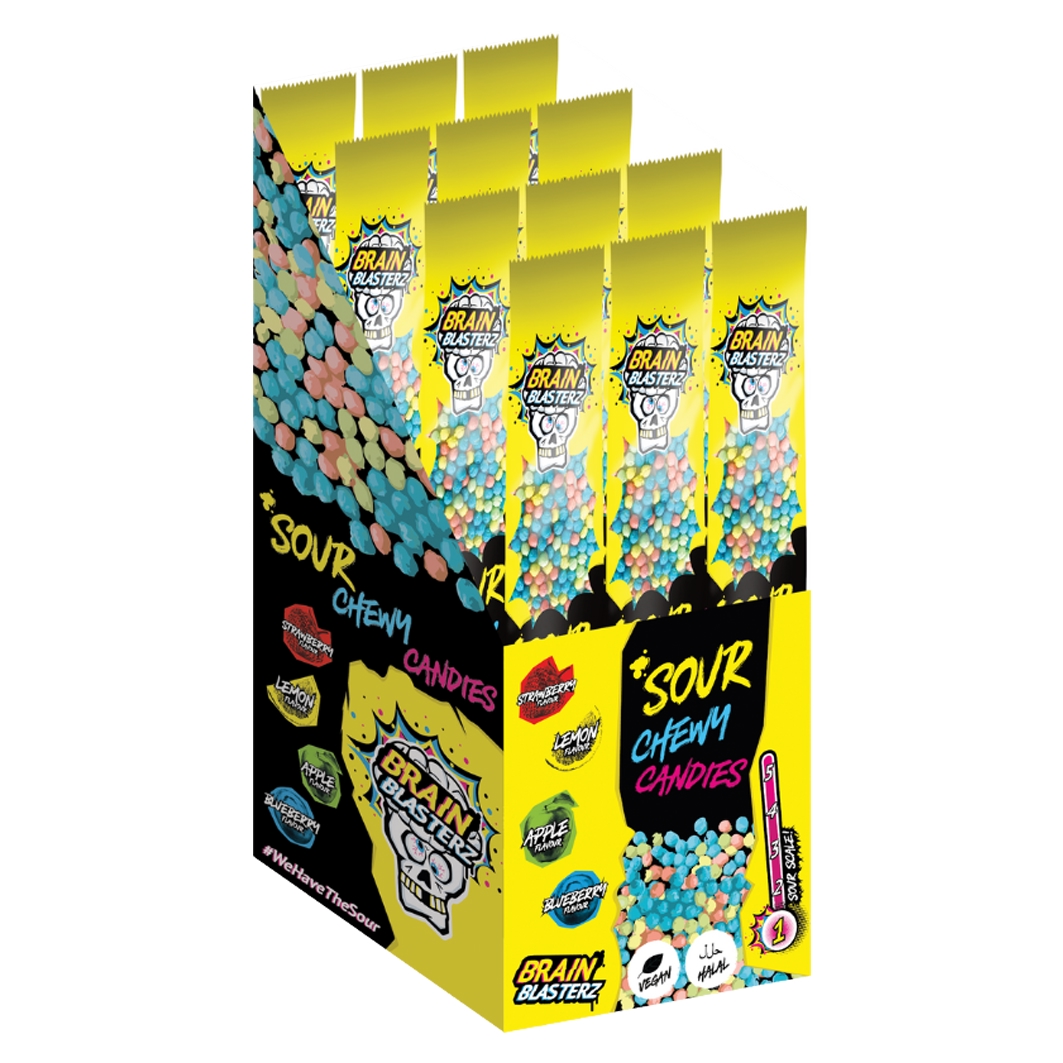 Brain Blasterz Sour Chewy Candies 60g